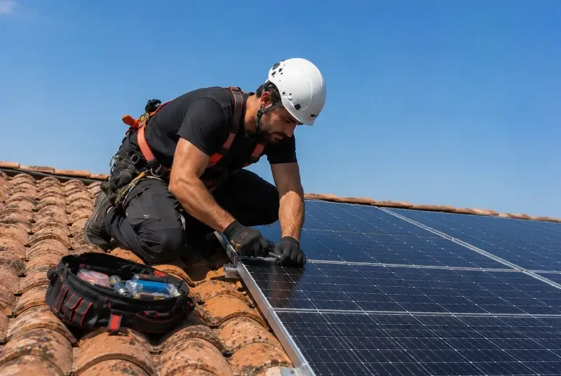 Maintenance et monitoring de panneaux solaires à Montagnac