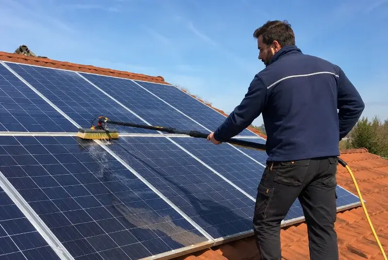 Nettoyage et entretien de panneaux solaires à Montagnac